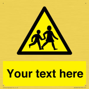 Custom Warning children Sign